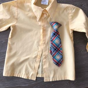 Toddler Boys Shirt & Tie Bundle